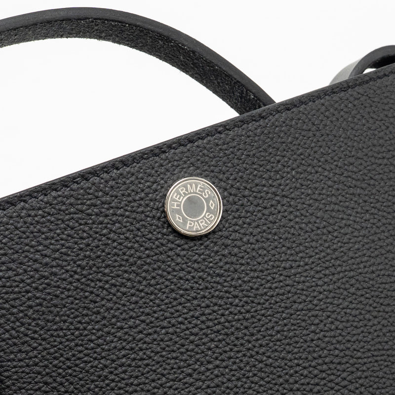 Hermes Perspective Cavaliere 21 Bag Togo/Vache Hunter Black SHW Stamp B