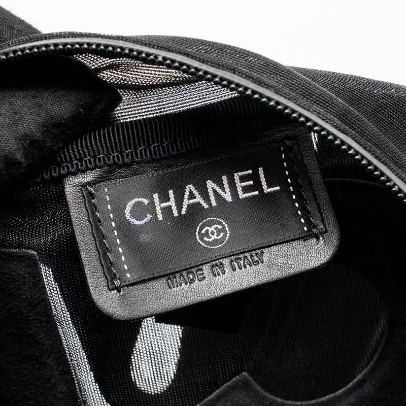 Chanel coco neige Backpack mesh black SHW