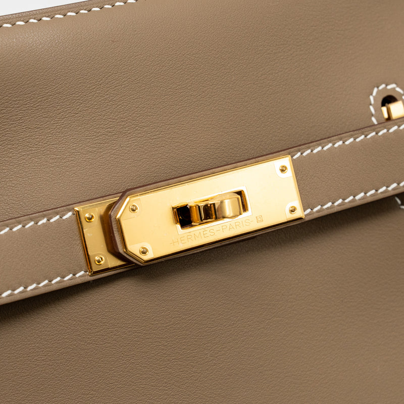 Hermes Mini Jypsiere Swift Etoupe GHW Stamp K