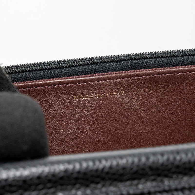 Chanel classic wallet on chain caviar black GHW