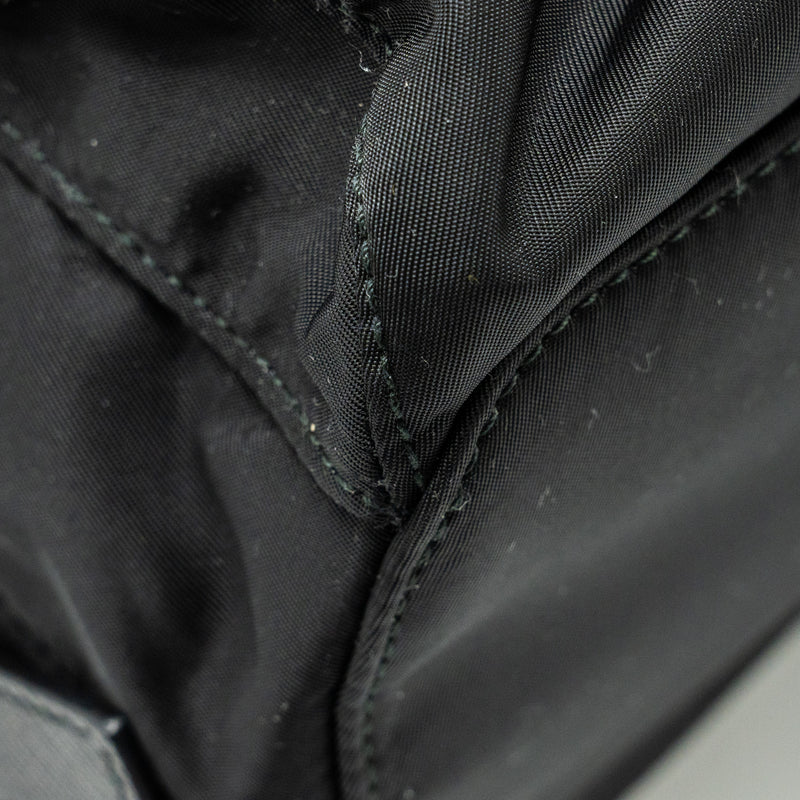 PRADA Small Re-Nylon Backpack Black SHW