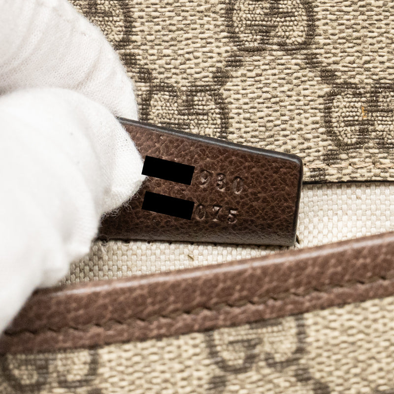 Gucci Vintage Neo Belt Bag GG Supreme Canvas GHW