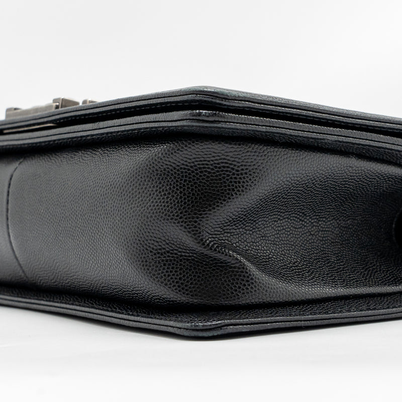 Chanel Medium Boy Bag Caviar Black SHW