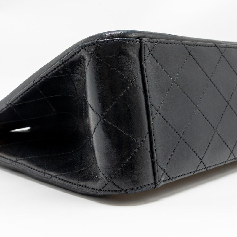 Chanel Elegant CC Tote Quilted Lambskin Beige/Black GHW