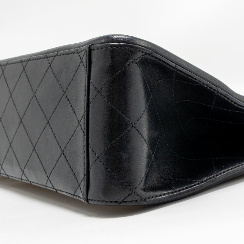 Chanel Elegant CC Tote Quilted Lambskin Beige/Black GHW