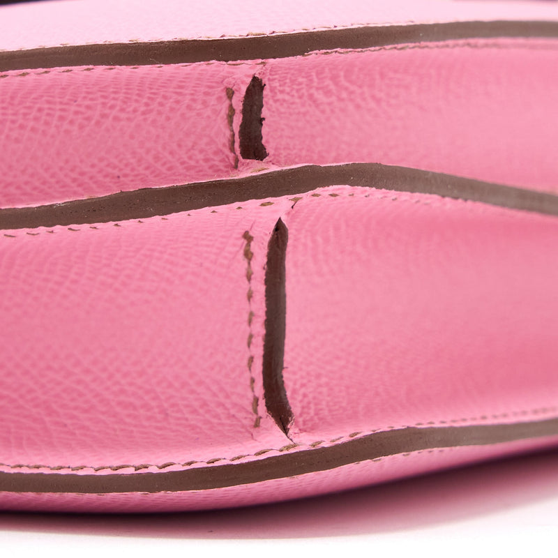 Hermes Mini Constance Epsom 5P Bubblegum Pink SHW Stamp Z
