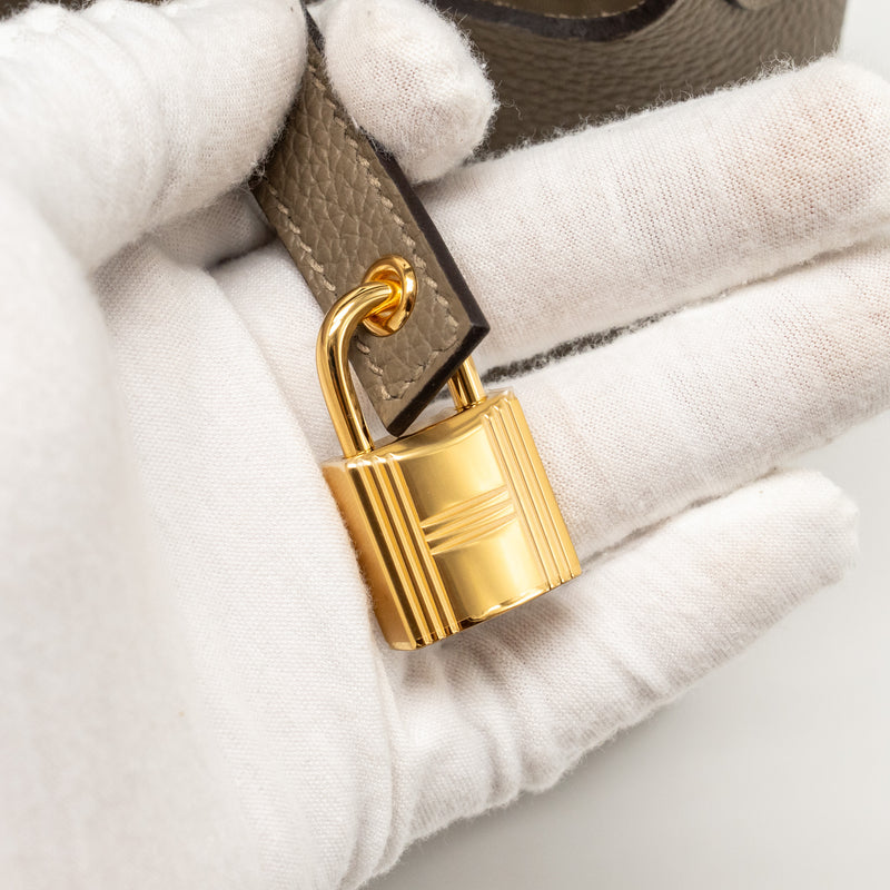 Hermes Picotin 18 Lock Bag Clemence M1 Origan GHW Stamp W
