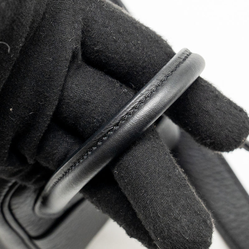 Hermes MINI Lindy II Clemence Black GHW Stamp W