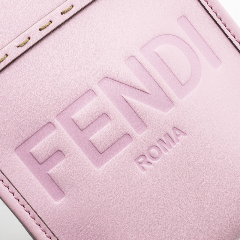 Fendi Mini Sunshine shopper bag leather pink GHW