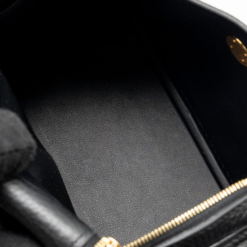 Hermes MINI Lindy II Clemence Black GHW Stamp W