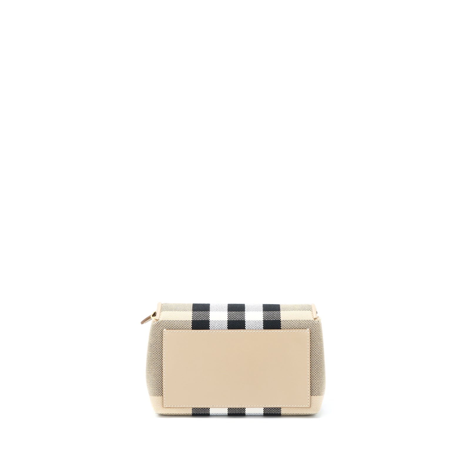 Burberry Hackberry Crossbody Bag Canvas Soft Fawn GHW