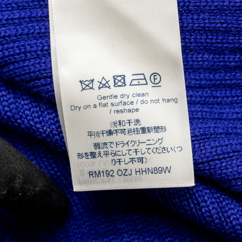 Louis Vuitton Size S Asia Limited World Sweater Wool Purple/grey