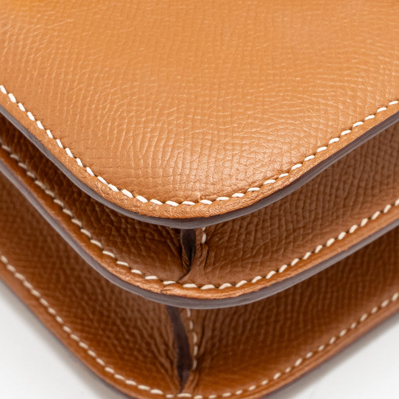 Hermes Constance 24 Epsom Gold GHW Stamp C