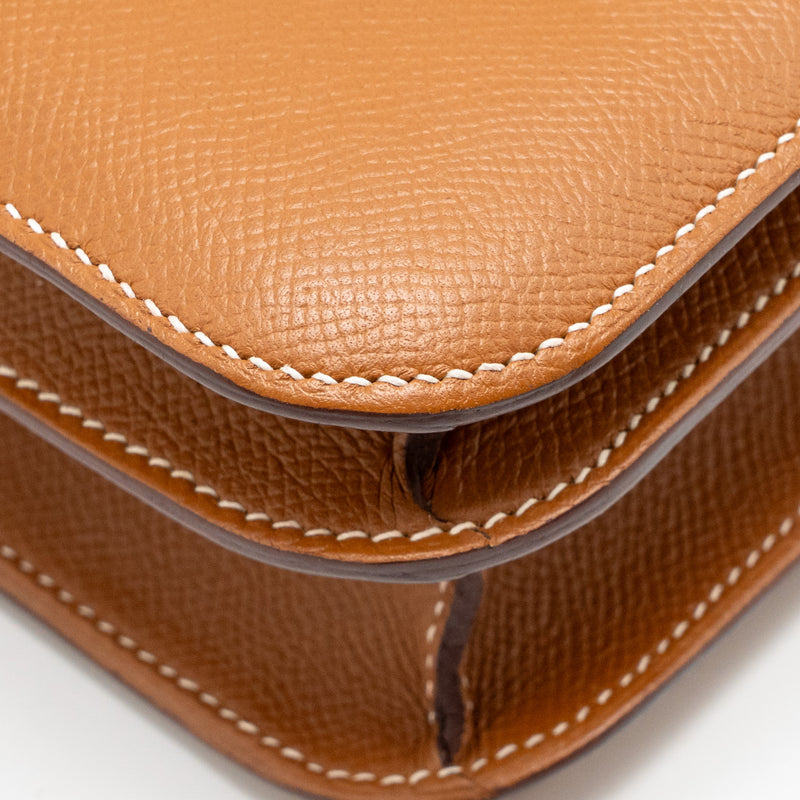 Hermes Constance 24 Epsom Gold GHW Stamp C