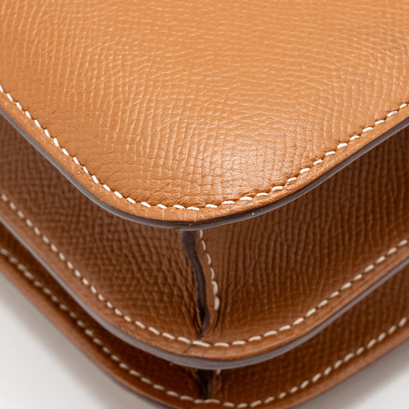 Hermes Constance 24 Epsom Gold GHW Stamp C