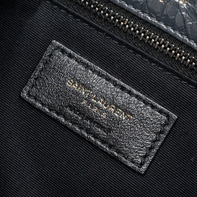 Saint laurent Medium Niki calfskin dark grey SHW