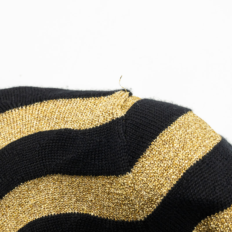 Fendi size IT38 Monster knitwear / sweater Wool black / gold