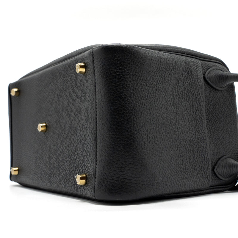 Hermes lindy 30 clemence black GHW stamp D