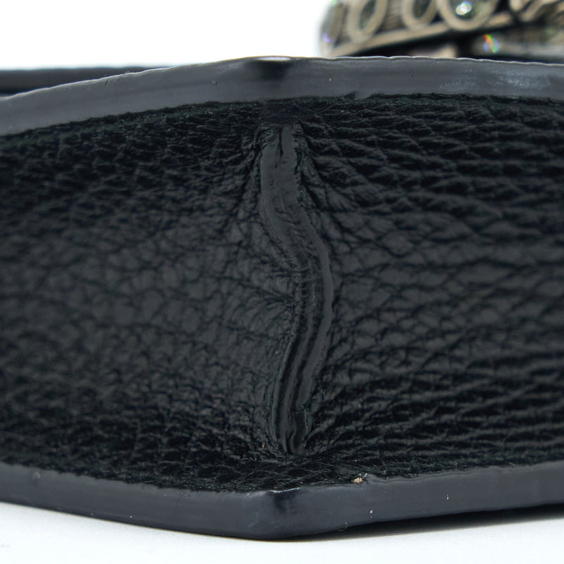 Gucci Super Mini Dionysus Bag Calfskin Black Ruthenium Hardware