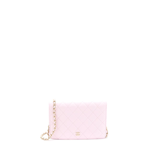 Chanel 2 in 1 Wallet on Chain Caviar Light Pink LGHW