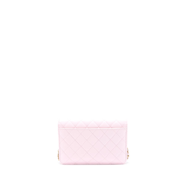 Chanel 2 in 1 Wallet on Chain Caviar Light Pink LGHW