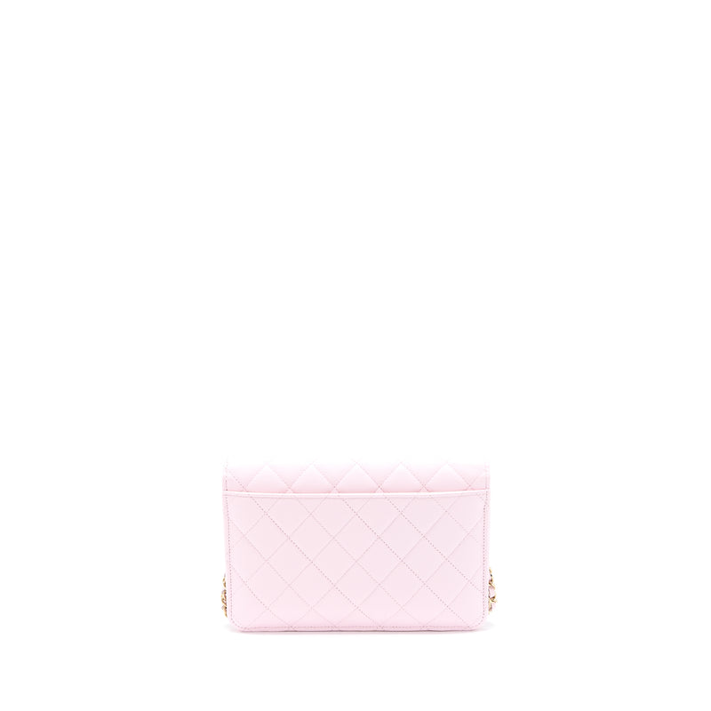 Chanel 2 in 1 Wallet on Chain Caviar Light Pink LGHW
