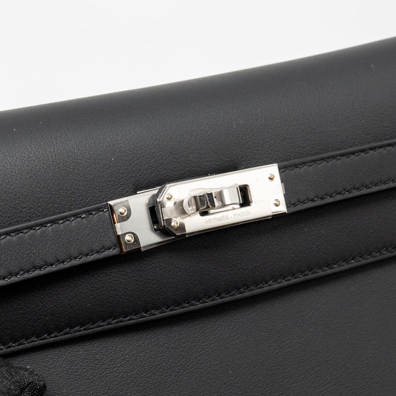 Hermes Kelly Danse Swift Black SHW Stamp K