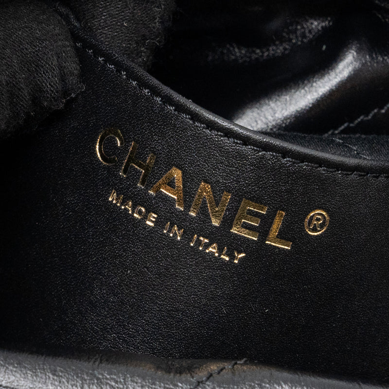 Chanel Mini 22 Bag Shiny Calfskin Black GHW (microchip)