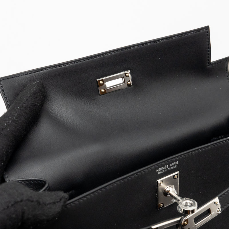 Hermes Kelly Danse Swift Black SHW Stamp K