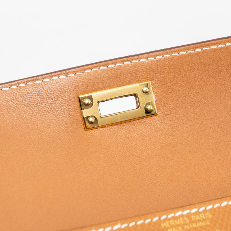 Hermes mini kelly II epsom gold GHW stamp B