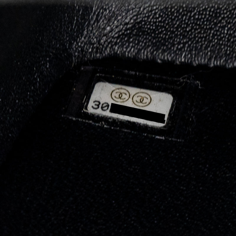 Chanel Mini 2.55 Reissue Flap Bag Chevron Calfskin So Black