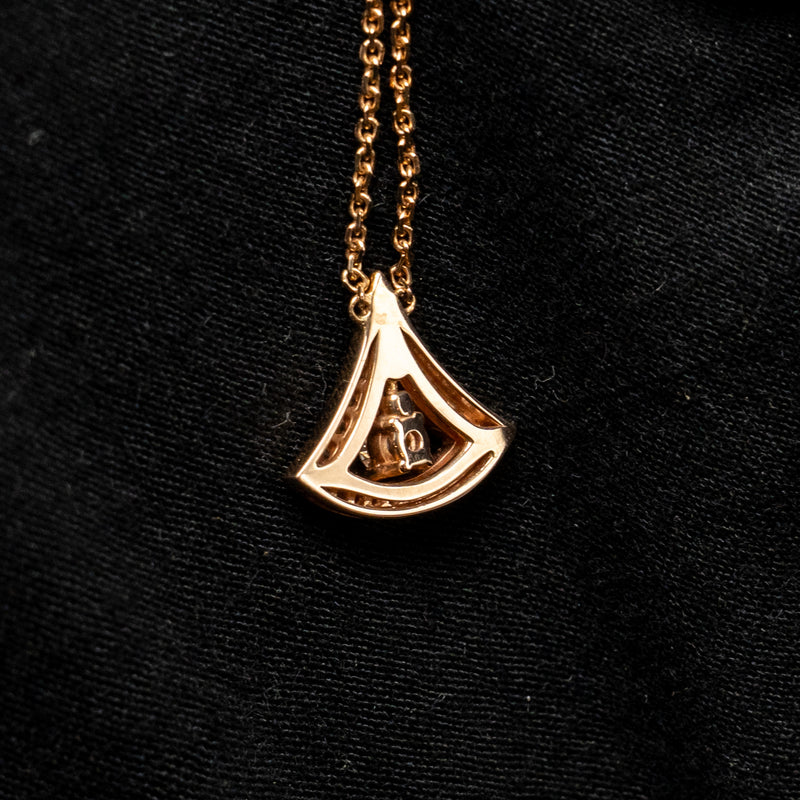 Bvlgari Divas’ Dream Necklace Rose Gold with Diamonds