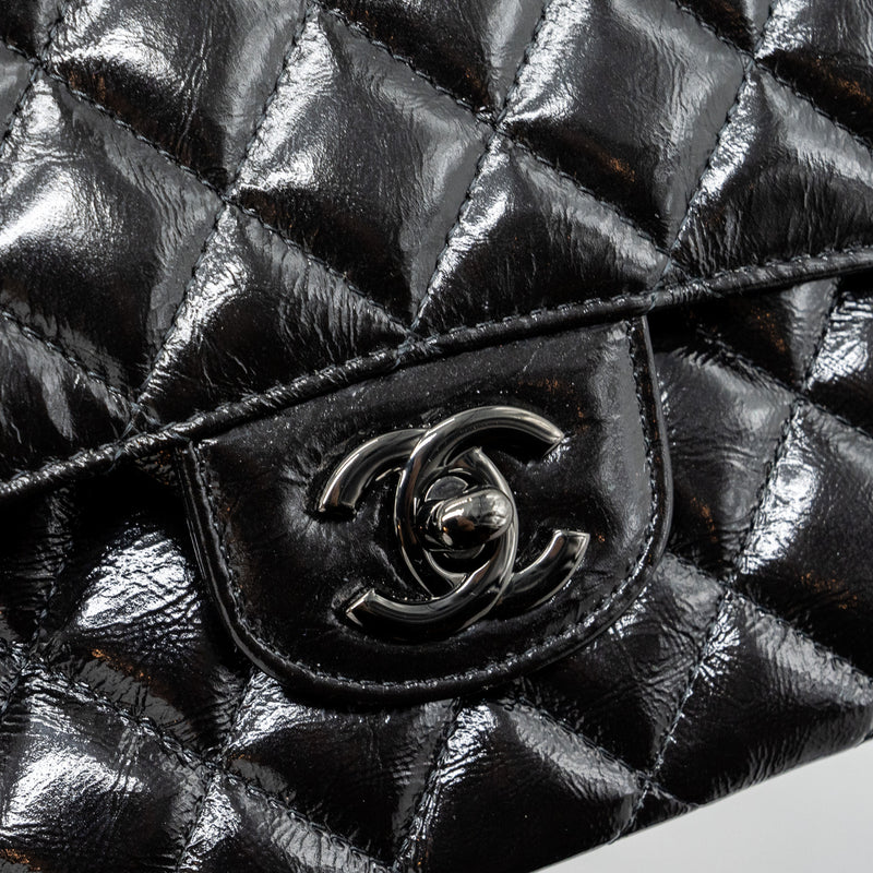 Chanel so black crumpled on sale calfskin