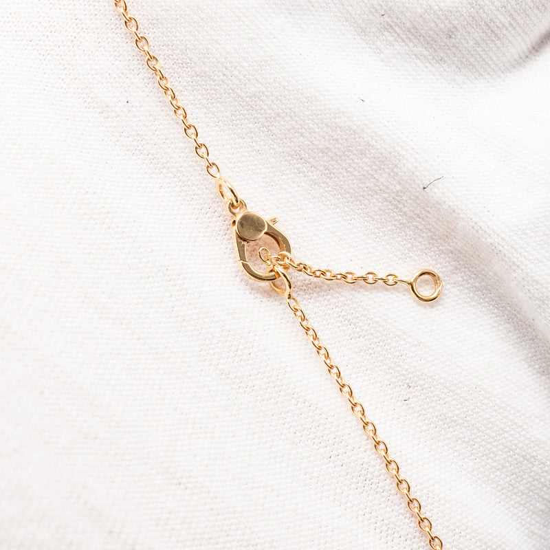 Hermes Finesse Necklace Rose Gold Diamonds