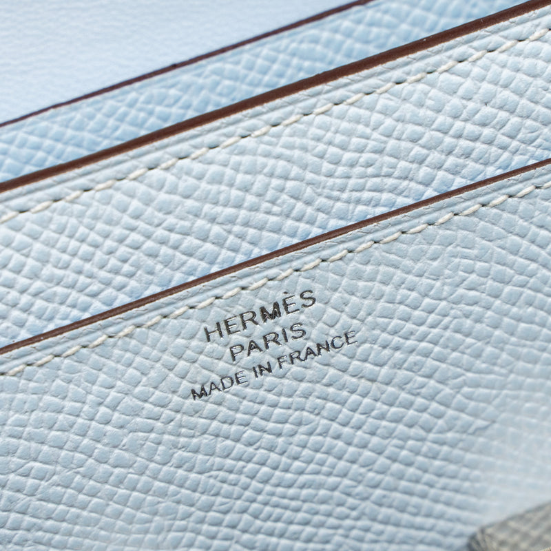 Hermes Constance to Go Epsom Blue Brume SHW Stamp Z