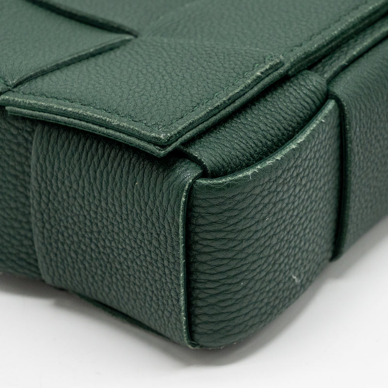 Bottega Veneta small cassette bag charm strap limited edition calfskin green GHW