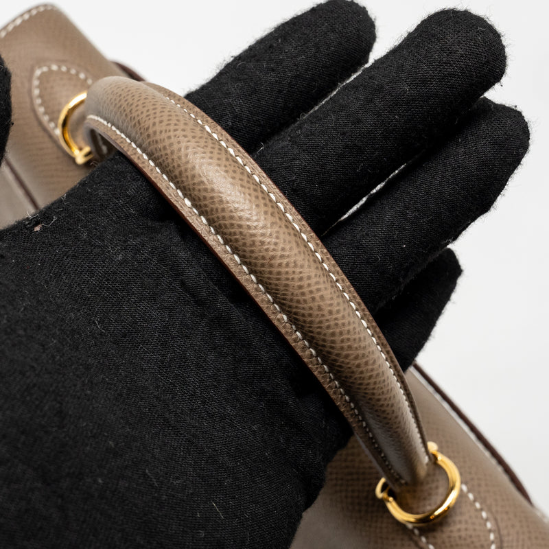 Hermes Kelly 25 Epsom Etoupe GHW Stamp U