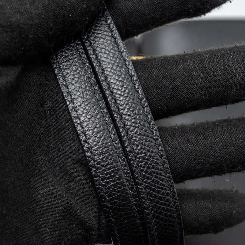 Hermes Mini Constance Epsom Black GHW Stamp U