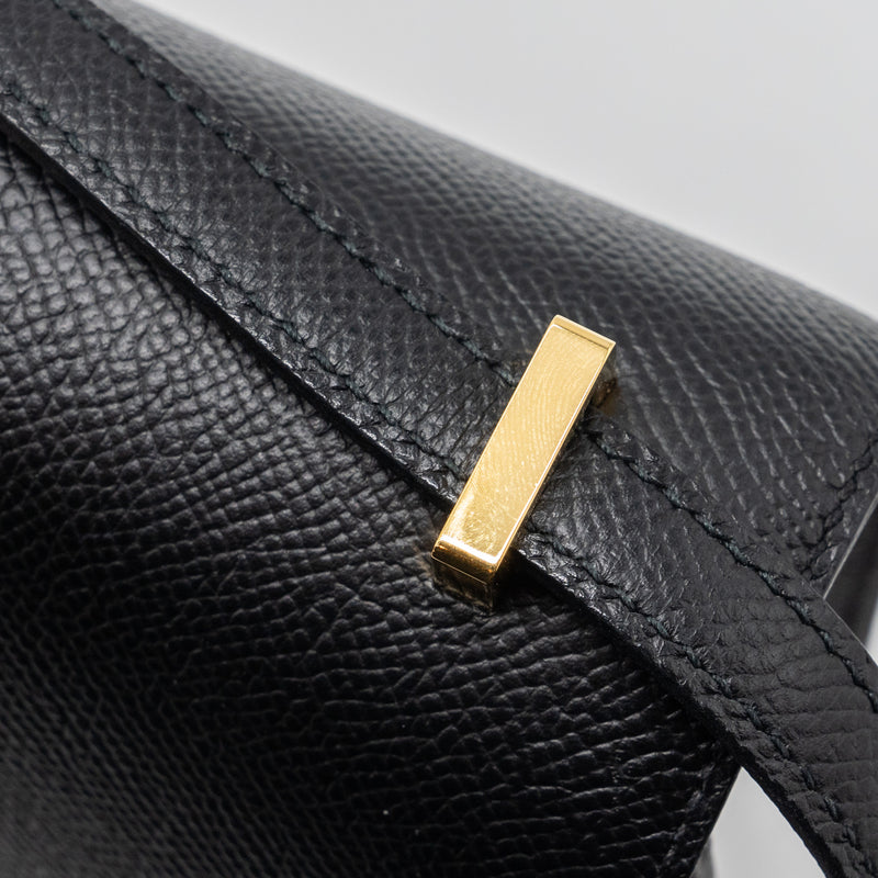 Hermes Mini Constance Epsom Black GHW Stamp U