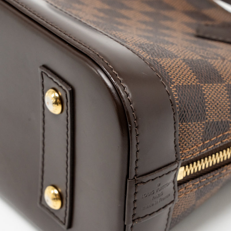 Louis Vuitton alma bb damier ebene GHW