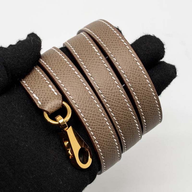 Hermes Kelly 25 Epsom Etoupe GHW Stamp U