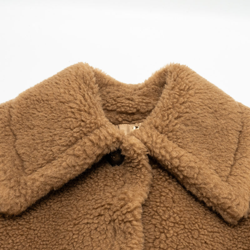 Max Mara Size ML Teddy Cape Camel wool/Silk Brown