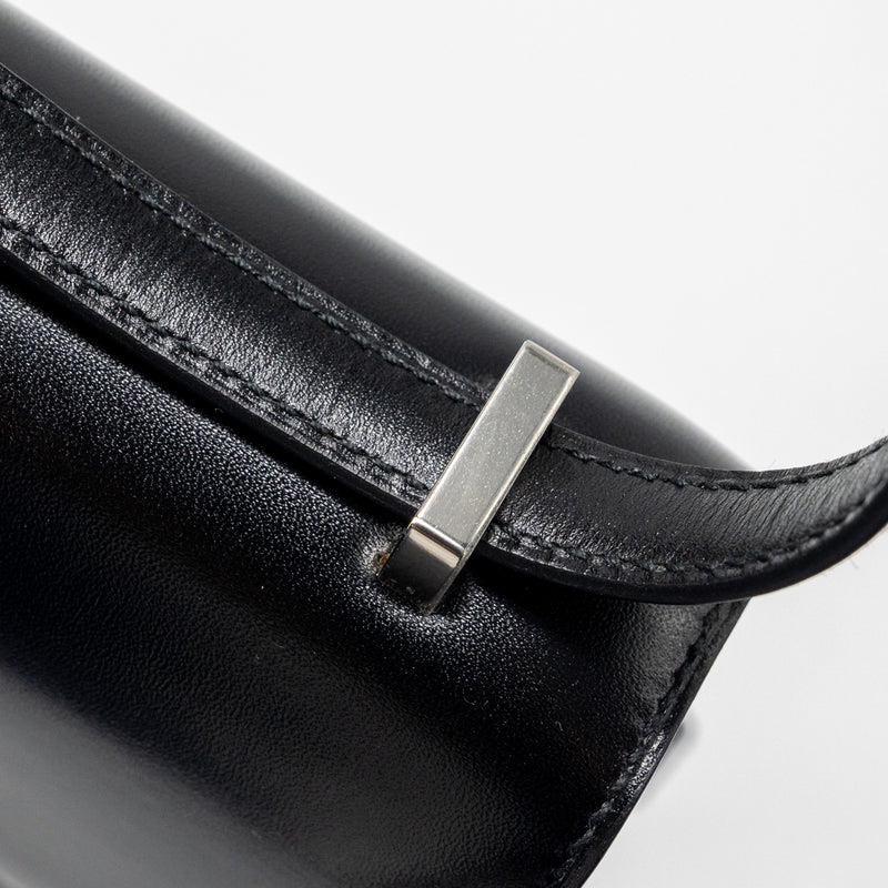 Hermes Mini Constance box calfskin black SHW stamp Y