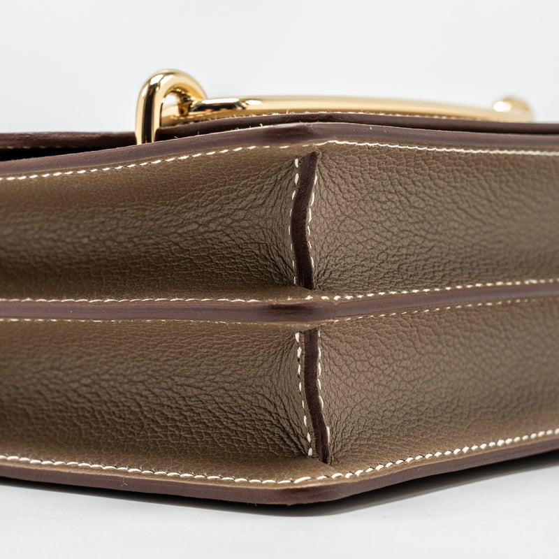 Hermes Mini Roulis Evercolor Etoupe LGHW stamp W