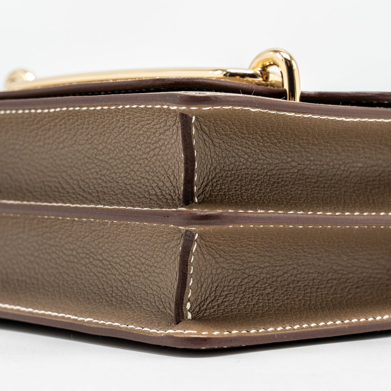 Hermes Mini Roulis Evercolor Etoupe LGHW stamp W