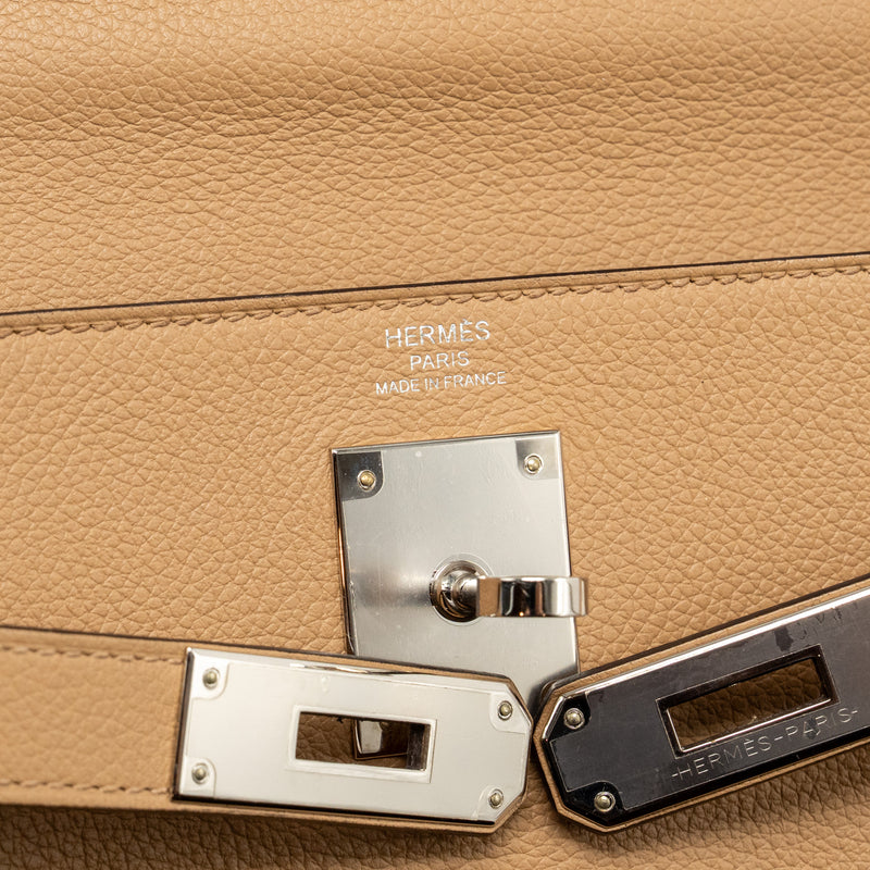 Hermes Kelly 28 Evercolor Chai SHW Stamp U