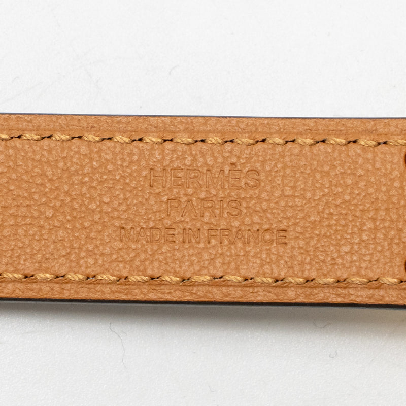 Hermes kelly 18 belt etoupe GHW stamp K