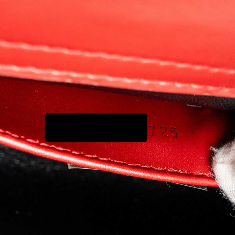 Bvlgari Serpenti Clutch Bag Galuchat Leather Red RGHW