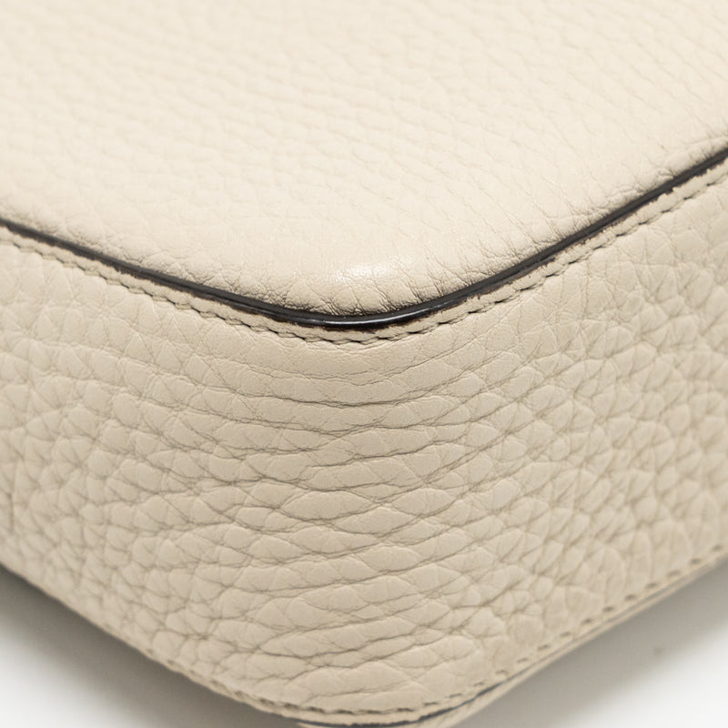 Fendi Mini Baguette Bag Calfskin Light Beige/Green GHW