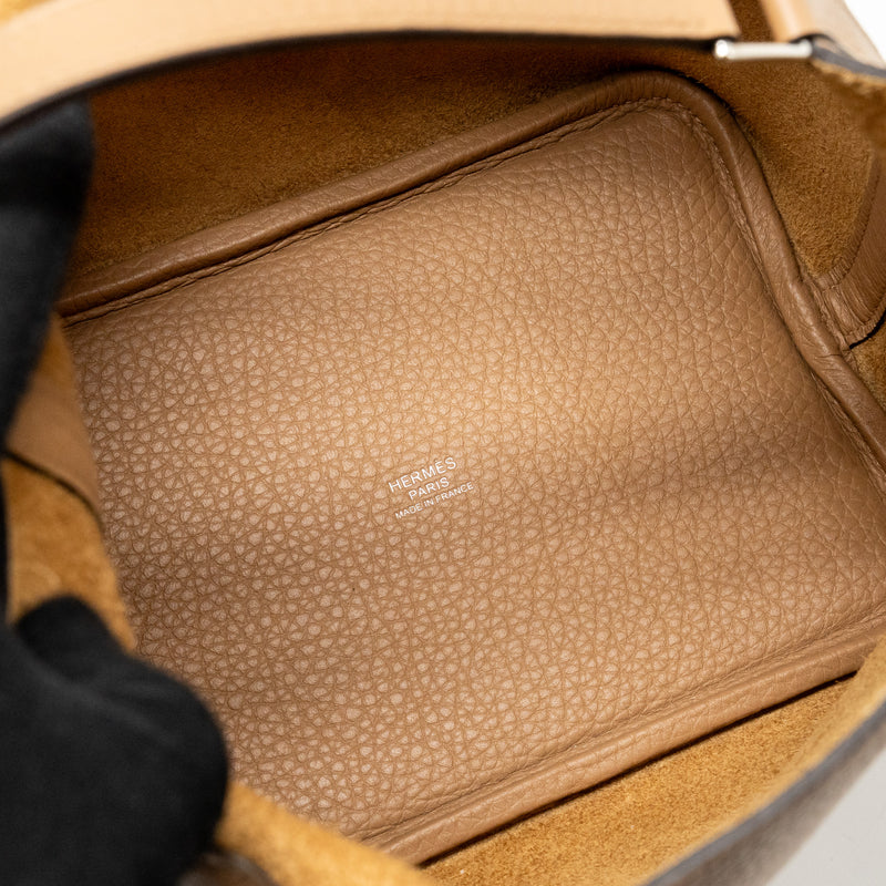 Hermes Picotin 18 Lock Bag Clemence Chai SHW Stamp B